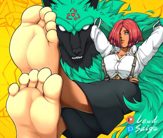 Giovanna foot from GG Strive (LewdSaiga) by HenryFloOriginal