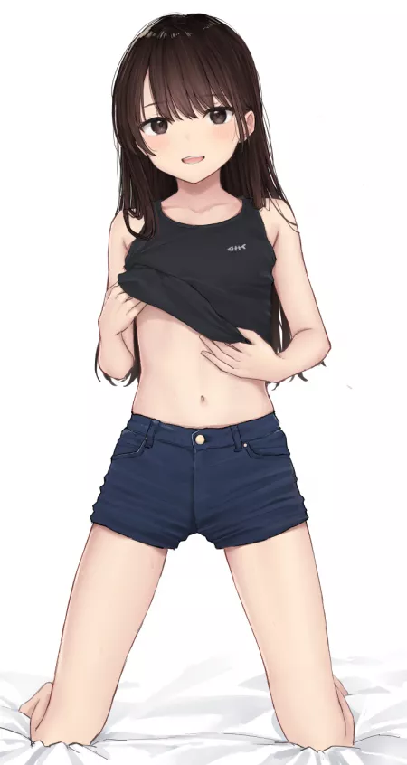 Girl in Shorts by sweylyn1