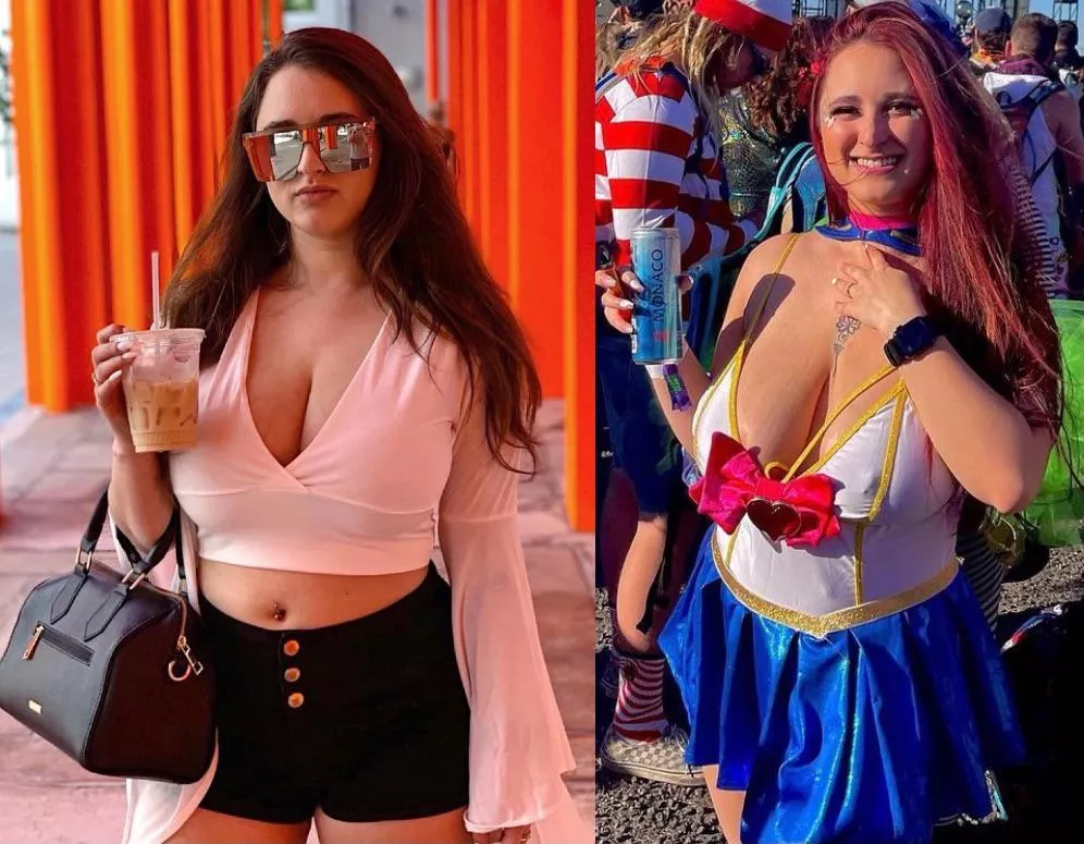 Girl with big boobs -> huge and veiny pierced boobs (21-24 years old) [album later] posted by TittyScout