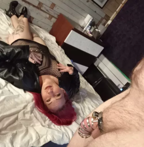 Gladly have her keyholding 😉 by Wolfmang69