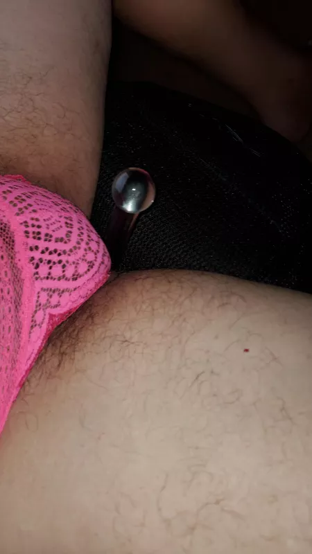 Glass toy teasing 😍 by panty_sissy_sub