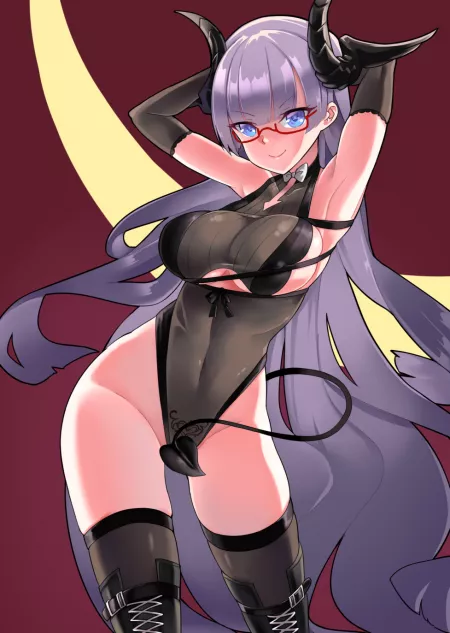 Gneisenau Nightmarish Succubus (HM) [Azur Lane] by sequence_string
