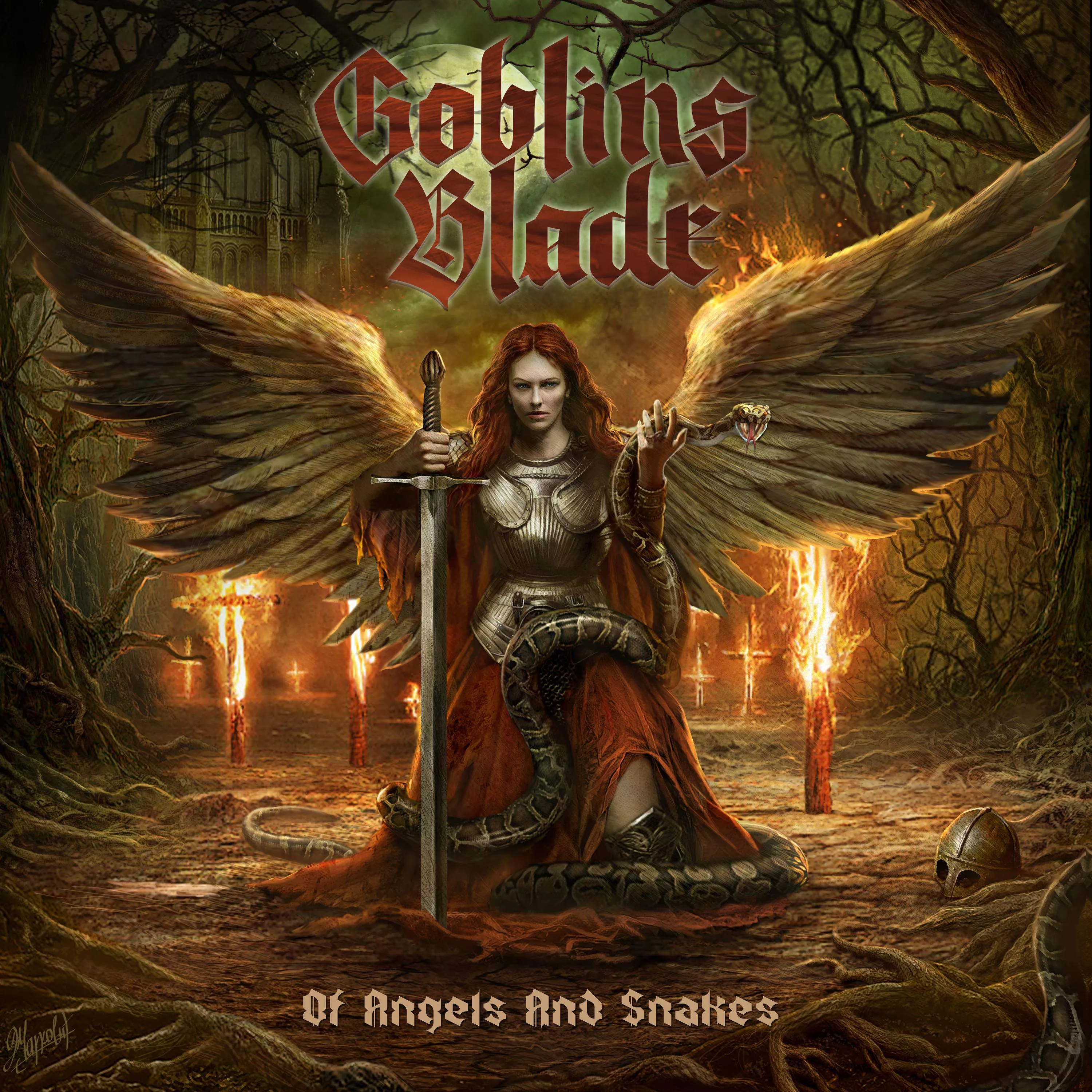 Goblins Blade – Of Angels and Snakes album art by Dušan Marković posted by jg379