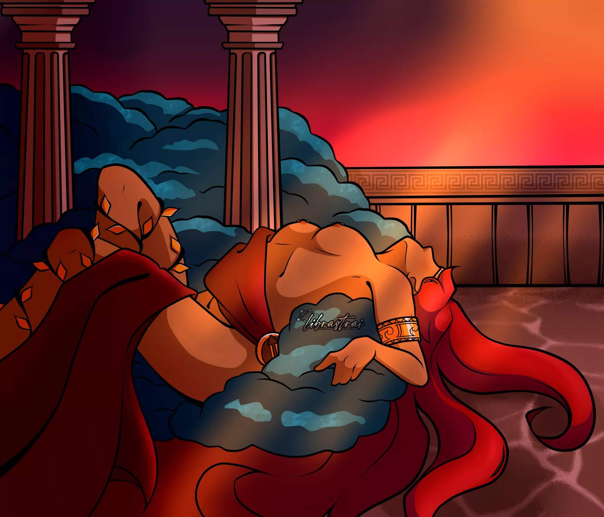 Goddess Pyrrha Sunbathing In The Gardens [@librastrai] posted by owletarc