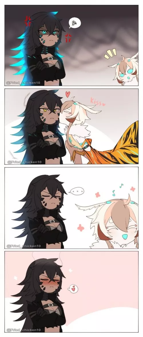 Godzilla and mothra by VortexAzazel