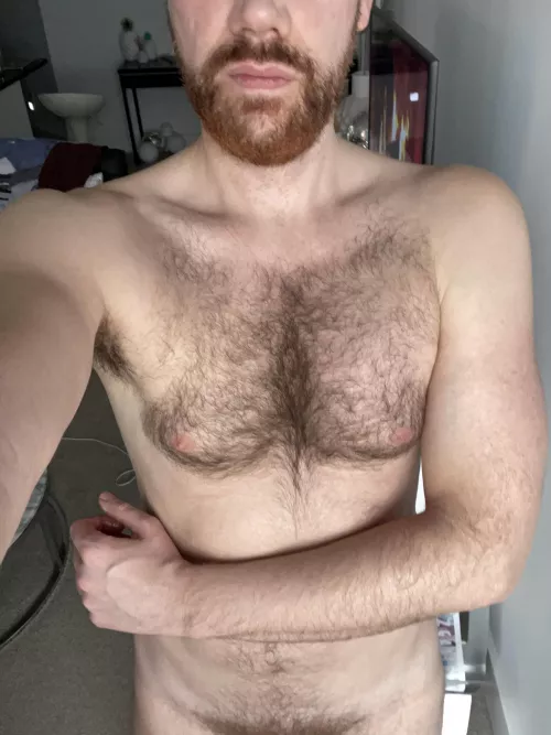 Going to the beach! Should I trim my chest? by Balletboi97
