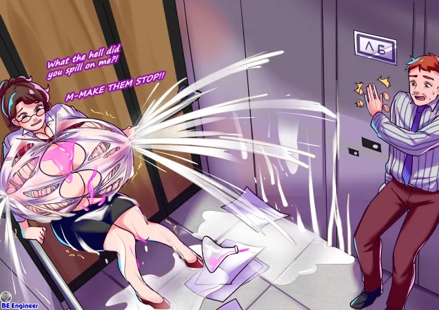 Going Up (in bra size) (OC) by BE_Engineer