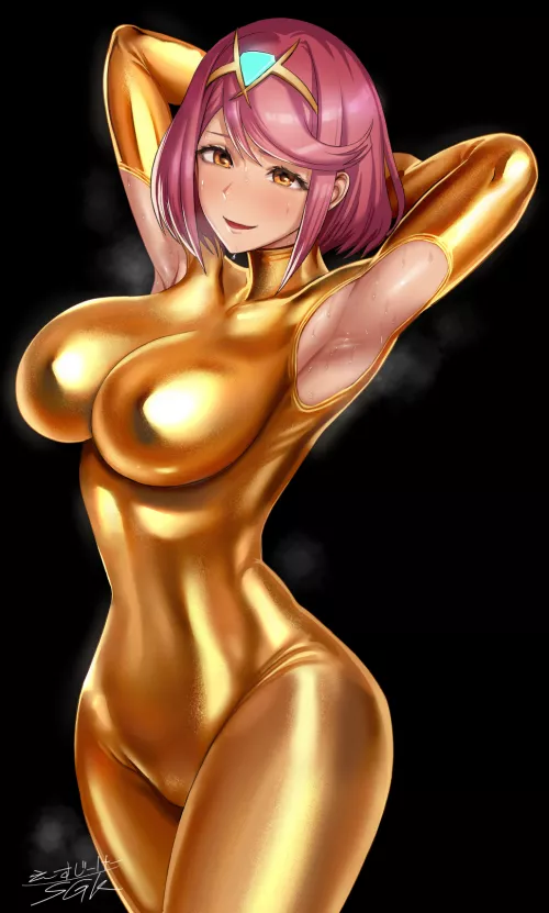 Golden Pyra [Xenoblade II] by CheetahSperm18
