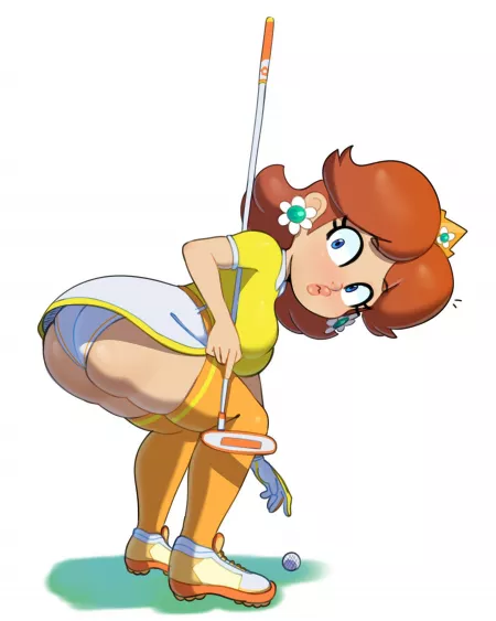 Golf Daisy (ScrubForWork) by temkamui
