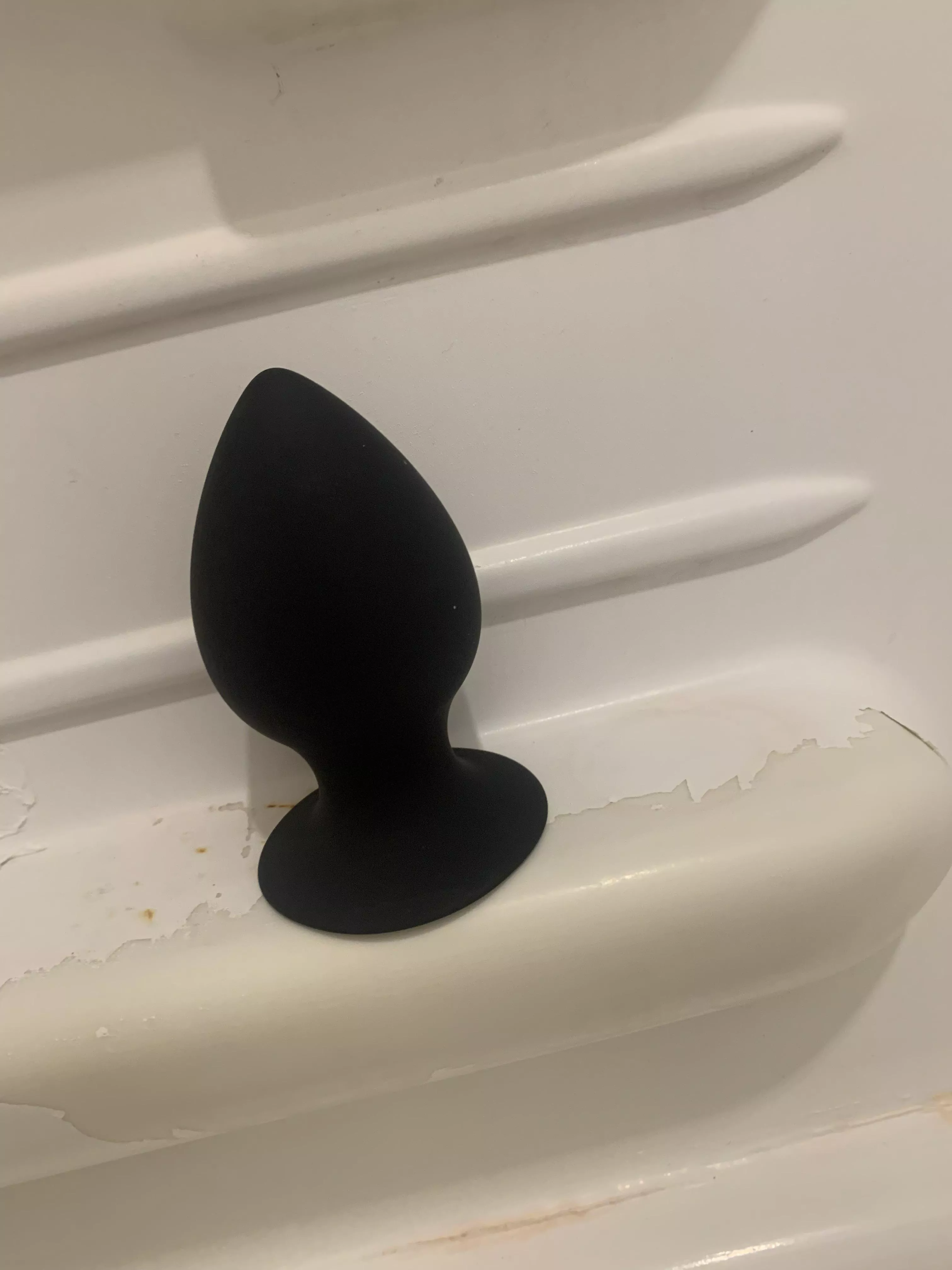 Gonna be wearing this 3” plug for a while today! Also thank you AnalFisting subreddit for helping me get my first 100 upvote post!! posted by sissytransbrooke