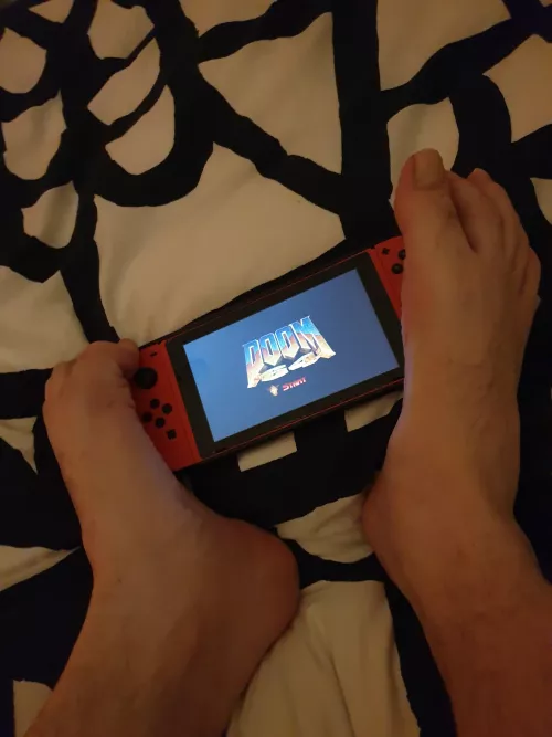 Gonna crush some demons with my big feet! by Bisexual_Brat98