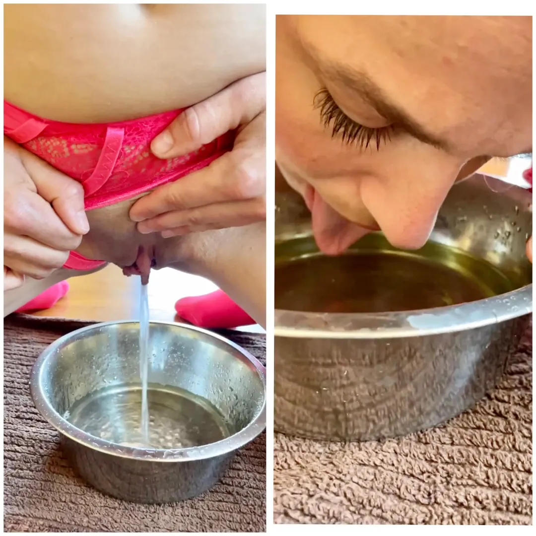 Good girls drink their pee out of a bowl when they’ve been bad! [F] MILF posted by VibeWithMolly