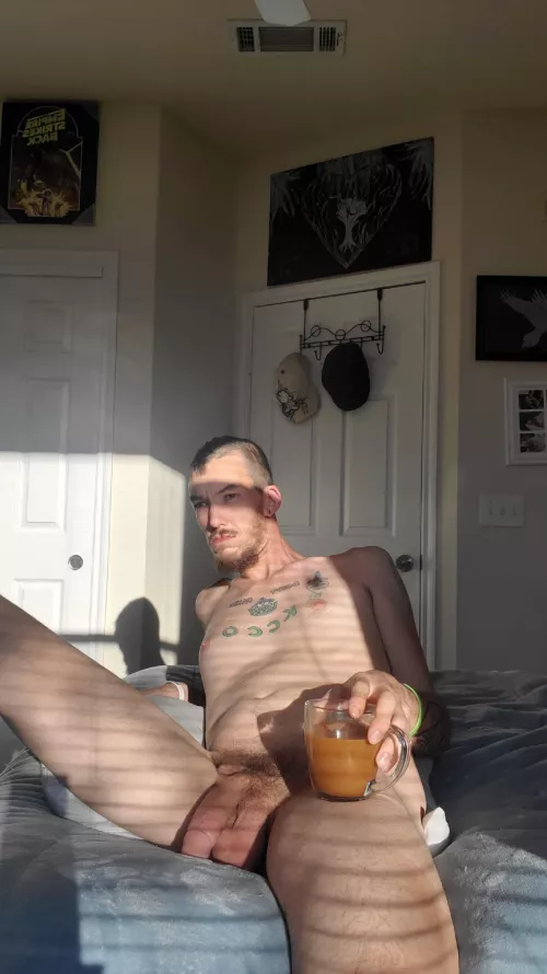 Good morning all. May your coffee be the perfect temperature and the radio play nothing but bangers. by evilass666