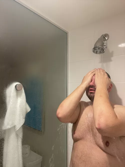 Good morning. In a hotel and feeling lonely in the shower. Care to join? by Orbits717