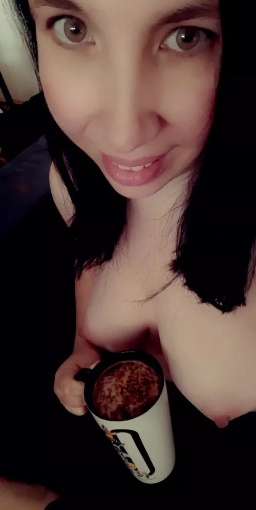 Good morning my favourite coffee lovers! Saturdays call for a double shot. Think you can handle that? by Aussiemilf2046