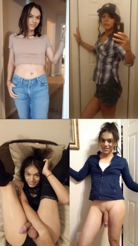 Gorgeous natural trap with cock out by ellasmitherson