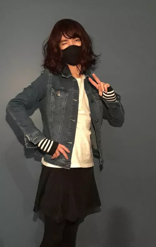 Got a cute new denim jacket, what'chu guys think? by Comfy_Ellie