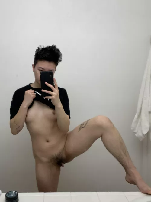 got a little distracted while getting dressed by spookylilbunny