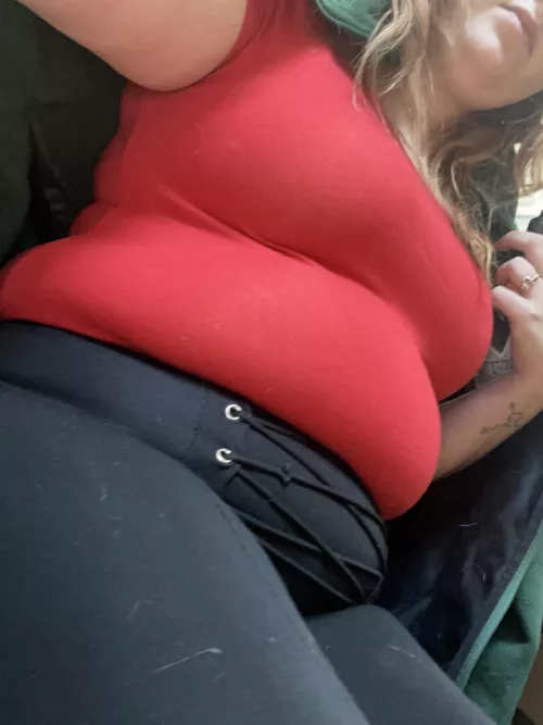 Got a new job and the uniform was a red shirt and black leggings. This was all I had… whoopse… by Apprehensive-Cap8093