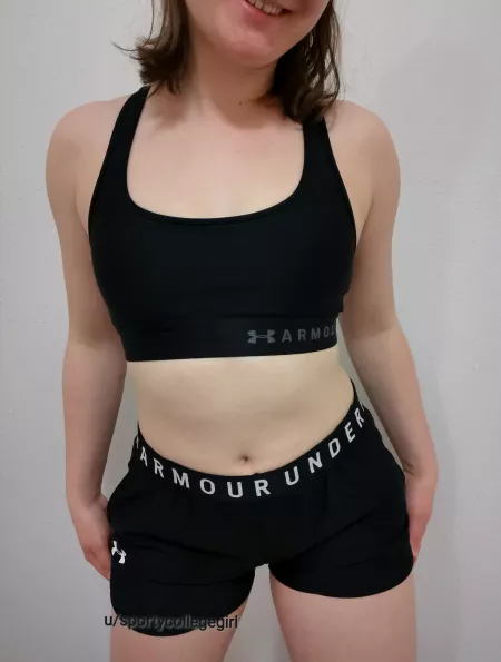 Got a new pair of shorts, do you like them? (OC) (f) by sportycollegegirl