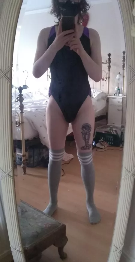 Got a new swimsuit and thought I'd share it with you!!!(Slight NSFW) by BrightWolf2018