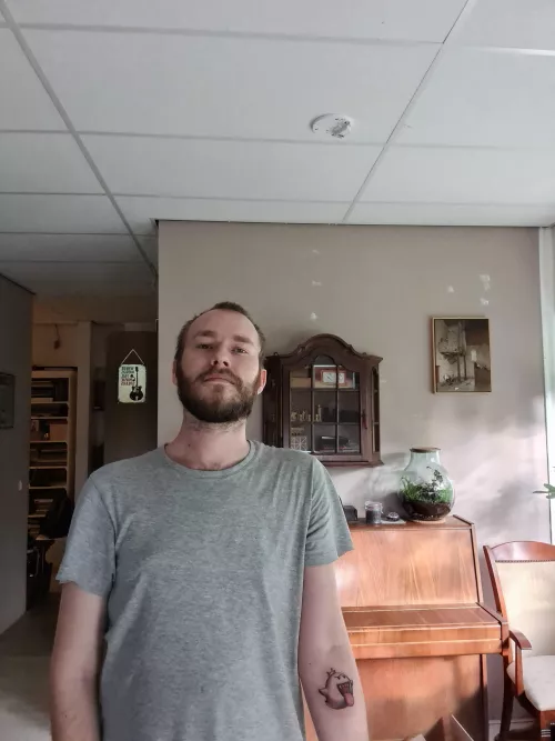 Got a new tattoo yesterday on my arm for Halloween 👻 by mrc1993