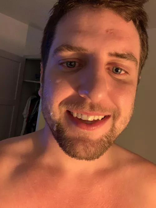 Got a nice load on my face