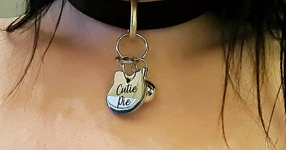 Got a tag and bell for my collar 😁❤🥰 by evieteller