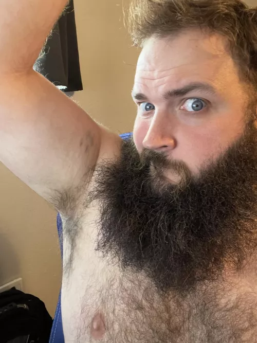 Got all sweaty sumo wrestling yesterday. Could use someone tending to my bruises and aches. by d6fur