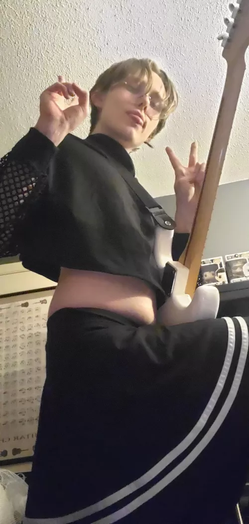 Got any room for a Goth Femboy Guitarist? by Known_Ad611