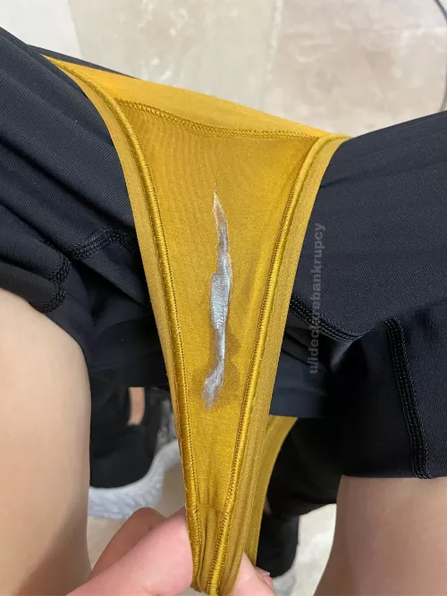got home from a workout and found a little surprise in my panties! 🤩 by -ideclarebankrupcy-