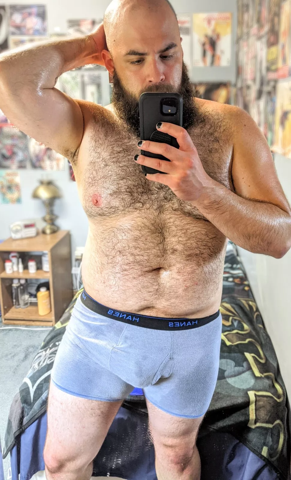 Got in a good workout but damn I need a shower. 🥵 posted by MarkSinclair2000