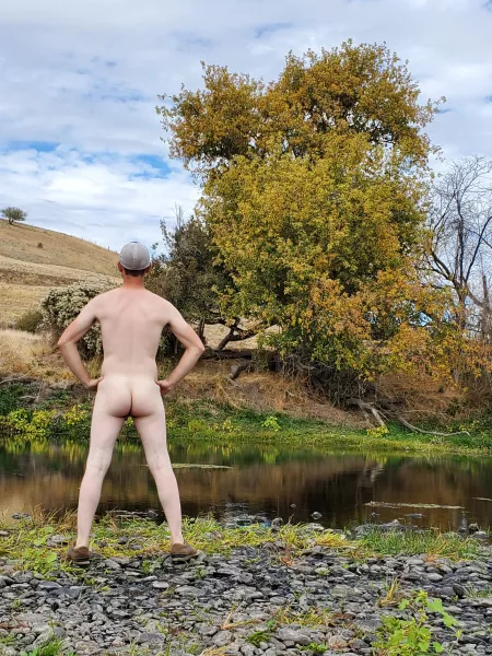 Got in a little hike along the river fall colors are coming on by 4tcowboy