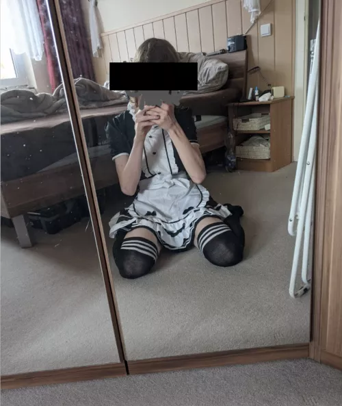 got my first maid dress ^^ by LappenKing