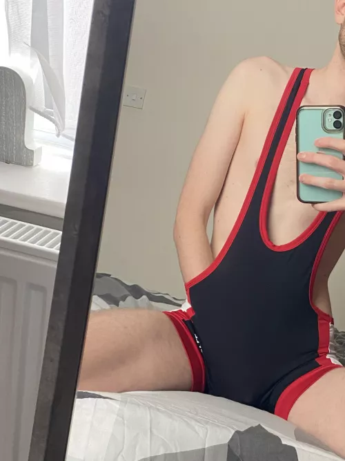 Got my first singlet by thejockstraplad