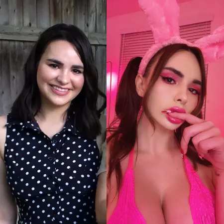 got my lips done !! should I go bigger? 💖 this is my transformation so far!!! by bimbomeplease