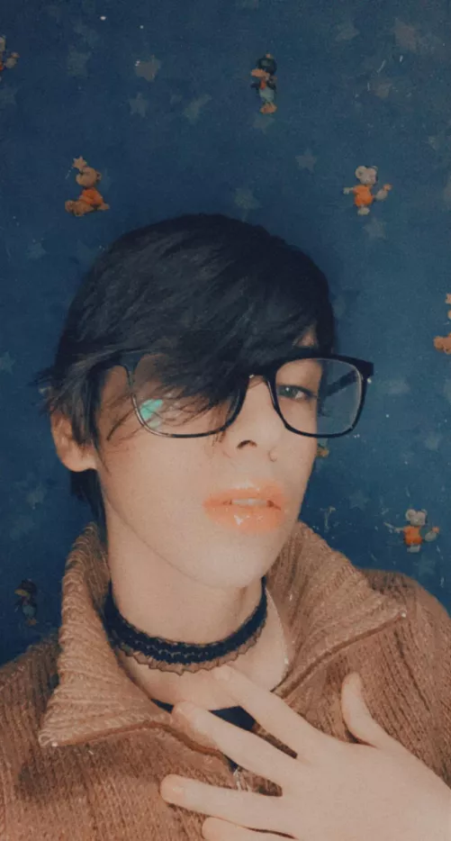 Got new lip gloss. It’s the first time I show my face here. Please be nice. by Common_Honeydew2840