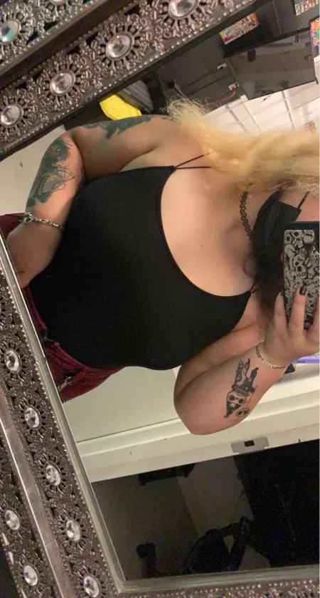 Got some stares at work today ;) What do you think? by bigtiddyemo