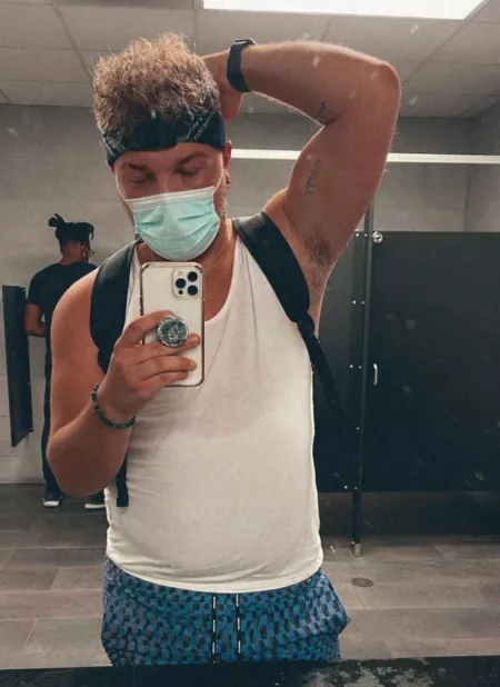 Got sweaty today at the gym 😜💦 by cubby_ray