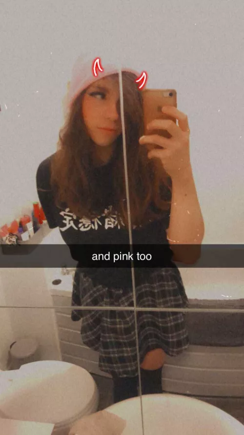 got that pink beanie drip by dumbidiotskye