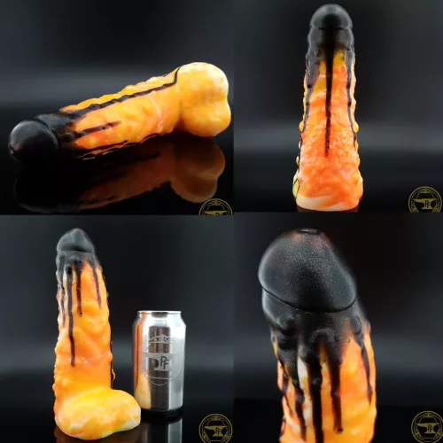 Got the FLAMING HOT large Troll I wanted from Pleasure Forge 🔥🧡 (really excited to try out this model!!) by midnightCrewMember