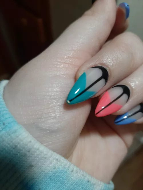 Got this tiny little rock thing out of the tip of my nose. This sucker hurt! by Felicia_is_weird