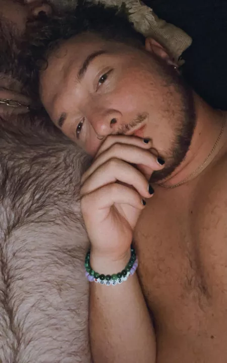 Got to play with daddy’s fur tonight by cubby_ray