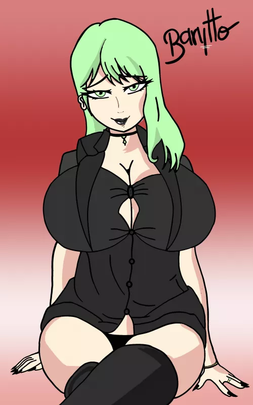 Goth Byleth (OC) by Fleur_De_Lyn