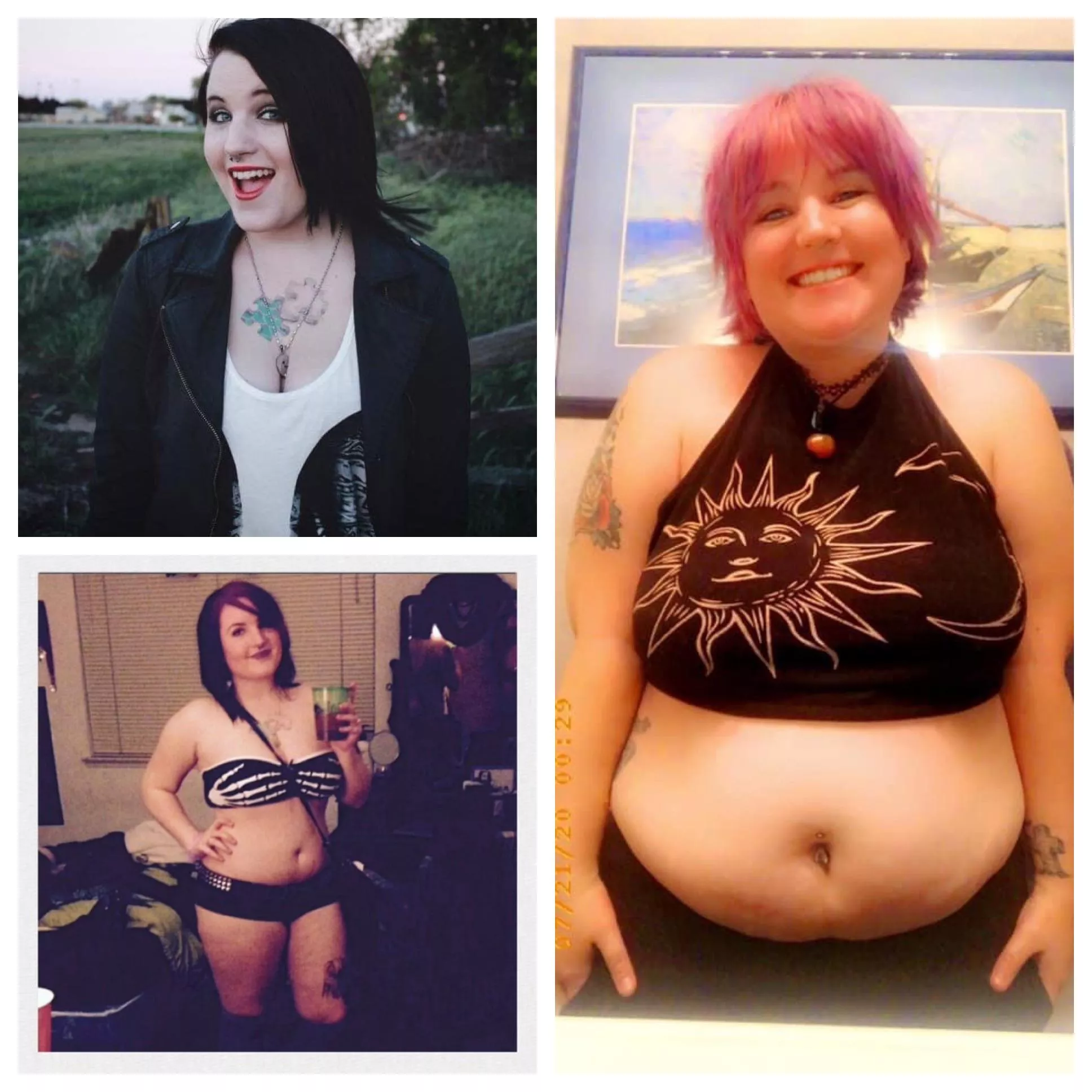 Goth girl blows up posted by AnonymousAdams