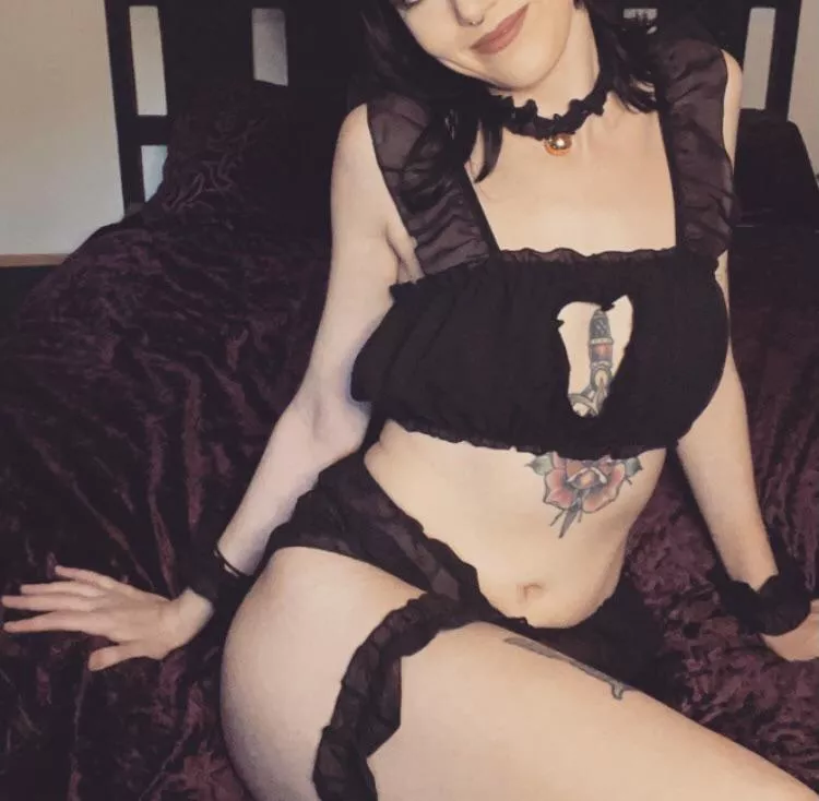 Goth Lolita baby 🖤 posted by LilMissMidnight