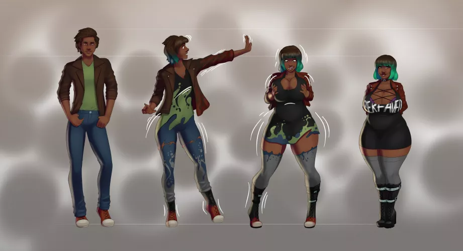 Goth Mom by TheDangerCat (MTF/TG, Gothification) by not4myprimary