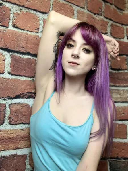 Goth Pits 💜🖤 (self) by alyxeclypse