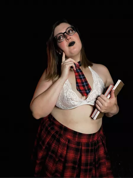 Goth schoolgirl anyone? by KirbyyCakes