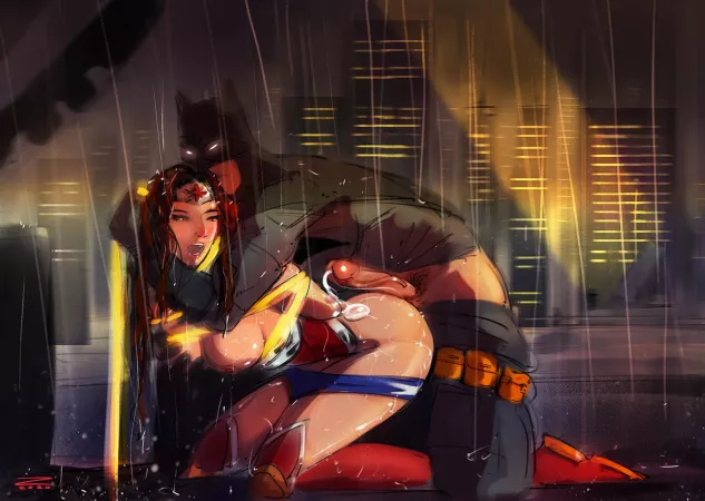 Gotham Rooftops by WondyBats